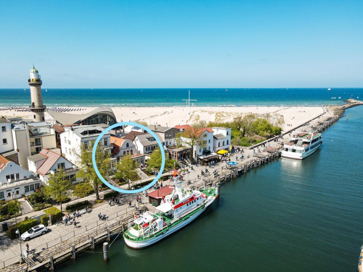 Kapitaenshaus In Wasserlage! Traumapartments Warnemuende Rostock Zewnętrze zdjęcie